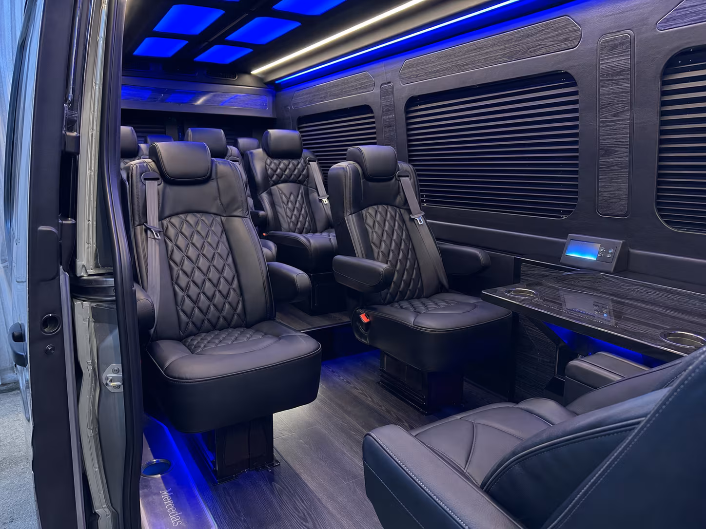 sprinter van transportation for groups and events across weymouth