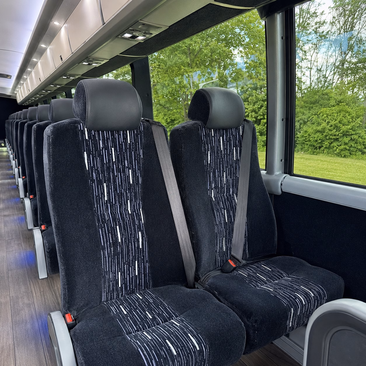 weymouth charter bus rental interior